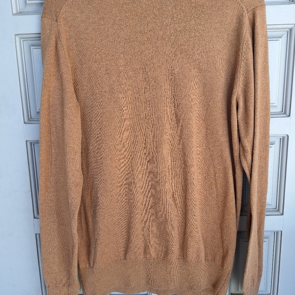 George Mens Sweater SzS Gold V Neck Long Sleeves - Picture 5 of 7